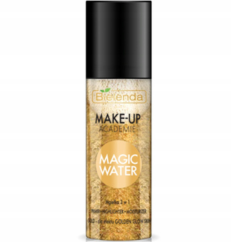 Bielenda Magic Water Mgiełka 3w1 Baza Pod Makijaż Rozświetlacz Gold 150ml
