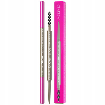 Claresa Browmance Ultracienka Kredka Do Brwi + Szczoteczka 02 Medium Brown