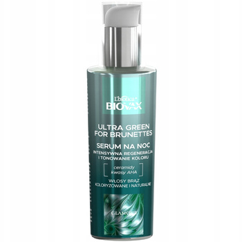 L'biotica Biovax Glamour Ultra Green Tonujące Serum Do Włosów Na Noc 100ml