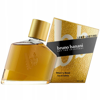 Bruno Banani Mans Best EDT Woda Toaletowa Męska Orientalna Bursztyn 50ml