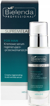 Bielenda SupremeLab Men Line Kremowe Serum Regenerujące Przeciwzmarszczkowe