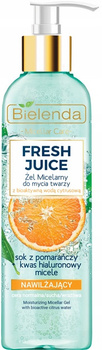 Bielenda Fresh Juice Micelarny Żel do Mycia Twarzy  Pomarańcza