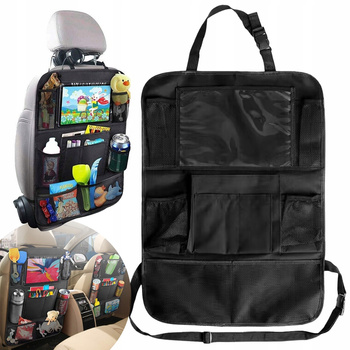 Organizer Do Samochodu Na Przedni Fotel Oparcie Auta Kieszonki + Tablet