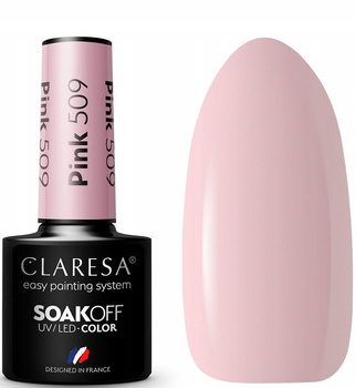 Claresa Lakier Hybrydowy Pink 509 Pudrowy Róż 5g