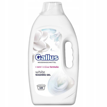 GALLUS Skoncentrowany Żel Do Prania Tkanin Białych i Jasnych Czystość 4L