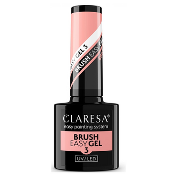 Claresa Easy Brush Gel Żel Do Paznokci w Pędzelku 3 Brzoskwiniowy Nude 5g