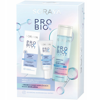 Soraya ProBio Zestaw Prezentowy Kosmetyków Krem Do Twarzy + Woda Micelarna