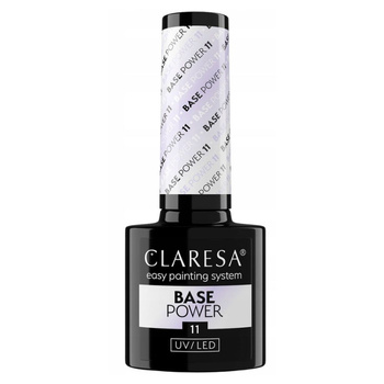 Claresa Base Power UV/LED Bezkwasowa Baza Hybrydowa Mleczno Różowa 11 5g