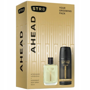 STR8 Ahead Zestaw Prezentowy z Kosmetykami Dla Mężczyzn ASL + Dezodorant