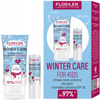 Floslek Winter Care For Kids Zestaw Prezentowy Kosmetyków Krem Dla Dzieci