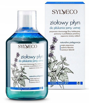 Sylveco Ziołowy Płyn Do Płukania Jamy Ustnej 500ml