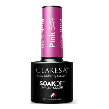 Claresa Lakier Hybrydowy Pink 549 5g