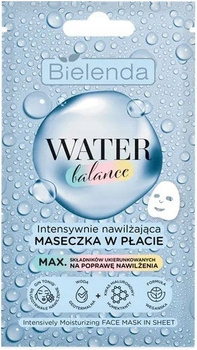 Bielenda Water Balance Nawilżająca Maseczka w Płacie