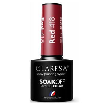 Claresa Lakier Hybrydowy Red 418 5g