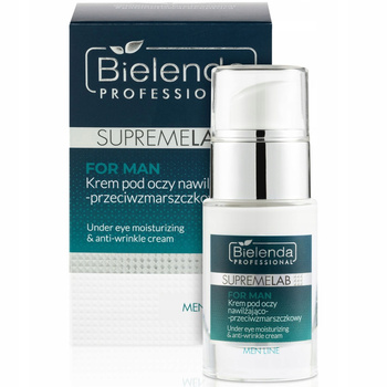 Bielenda SupremeLab Men Krem Pod Oczy Nawilżająco Przeciwzmarszczkowy 15ml