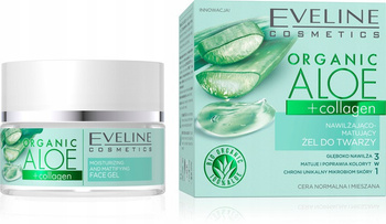 Eveline Bio Organic Aloe Nawilżająco Matujący Żel Do Twarzy 50ml