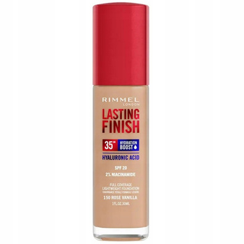 Rimmel Lasting Finish 35HR Nawilżający Podkład Do Twarzy 150 Rose Vanilla