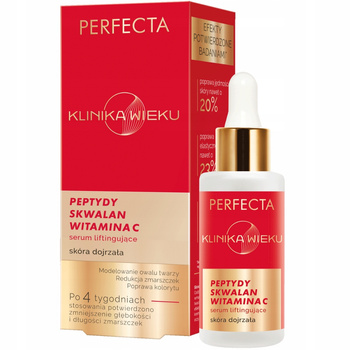 Perfecta Klinika Wieku Liftingujące Serum Do Twarzy Peptydy Witamina C 30ml