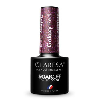 Claresa Lakier Hybrydowy Galaxy Red 5g