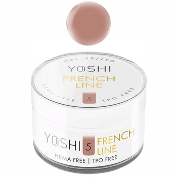 Yoshi French Line Budujący Samopoziomujący Żel Do Paznokci UV LED No 5 50ml