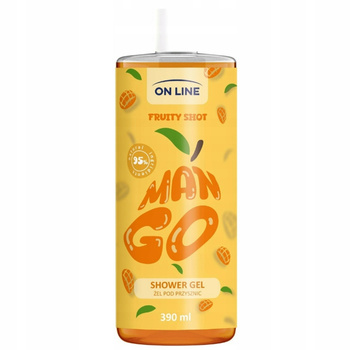 On Line Fruity Shot Odświeżający Żel Pod Prysznic Mango Niacynamid 390ml