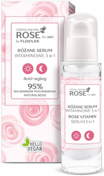 Flos-Lek Rose Różane Serum Witaminowe 3w1 30ml