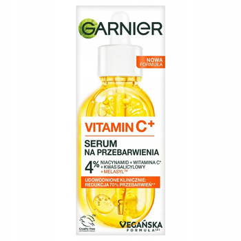 Garnier Vitamin C Serum Do Twarzy Na Przebarwienia Niacynamid Melasyl 30ml