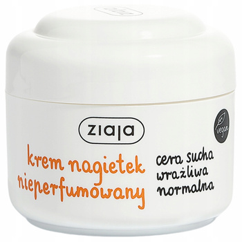 Ziaja Nieperfumowany Krem Do Twarzy Nagietek Cera Sucha i Wrażliwa 50ml
