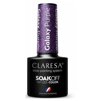Claresa Lakier Hybrydowy Galaxy Purple 5g