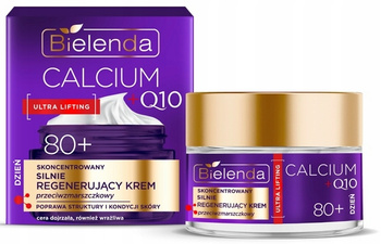 Bielenda Calcium Q10 Ultra Lifting Silnie Regenerujący Krem 80+ Na Dzień