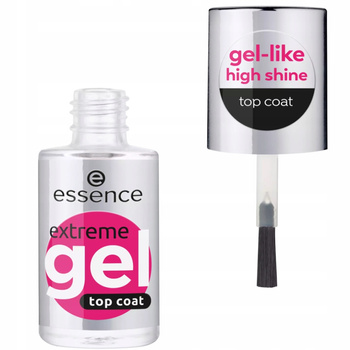Essence Extreme Gel Top Coat Lakier Nawierzchniowy Do Paznokci Żelowy 8ml