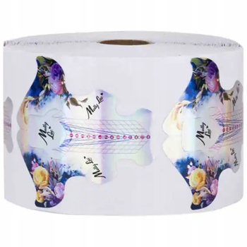 Molly Lac Holo Szablony Formy Do Przedłużania Paznokci Do 2cm Rolka 100szt