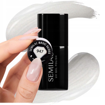 Semilac Lakier Hybrydowy Do Paznokci Manicure Cat Eye 947 Basic Gloss 7ml