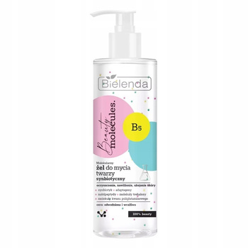 Bielenda Molecules Żel Do Mycia Twarzy Synbiotyczny 195g