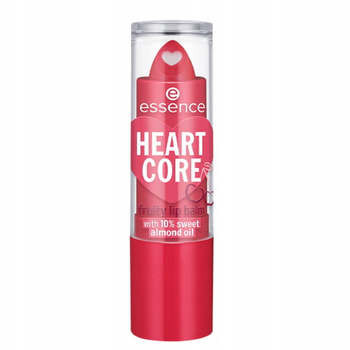 Essence Heart Core Balsam Do Ust Nawilżający Wiśniowy z Olejem Migdałowym