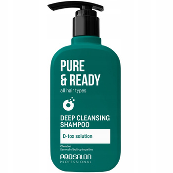 Prosalon Effect Pure Ready Głęboko Oczyszczający Szampon Do Włosów 375 ml