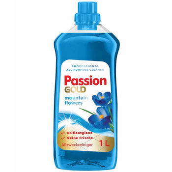 Passion Gold Uniwersalny Płyn Do Mycia Podłóg Górskie Kwiaty 1000ml
