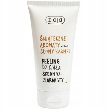 Ziaja Świąteczne Aromaty Wygładzający Peeling Do Ciała Słony Karmel 160ml