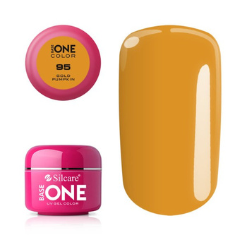 Silcare Base One Żel UV 95 Gold Pumpkin 5g