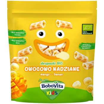 Bobovita Kids Przekąska Dla Dzieci Chrupki Owocowo Nadziane Mango Banan 30g