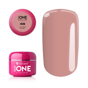 Silcare Base One Żel UV 45 La Viva Pink Róż 5g