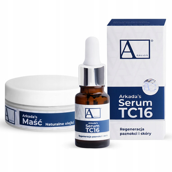 Arkada Zestaw Regenerujący Serum Do Paznokci + Maść Na Popękaną Skórę 70g