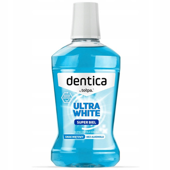 Tołpa Dentica Ultra White Miętowy Płyn Do Płukania Jamy Ustnej 500ml