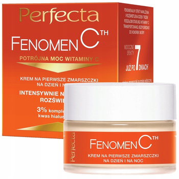 Perfecta Fenomen C Krem Do Twarzy Na Pierwsze Zmarszczki z Witaminą C 50 ml