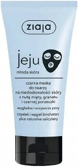 Ziaja Jeju Młoda Skóra Czarna Maska do Twarzy 50ml