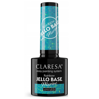 Claresa Lakier Hybrydowy Rainbow Jello Base 2w1 Marine 5g