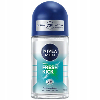Nivea Men Fresh Kick 72H z Wodą Kaktusową Antyperspirant Męski w Kulce 50ml