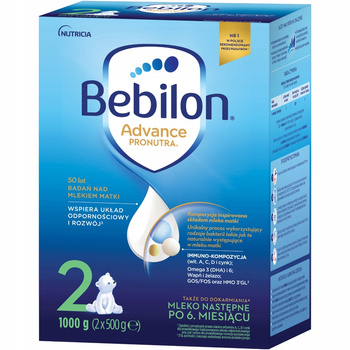 Bebilon Advence Mleko Modyfikowane Dla Dzieci Następne Po 6. Msc. 2 1000g