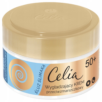 Celia Śluz Ślimaka Przeciwzmarszczkowy Krem Do Twarzy Wygładzający 50+ 50ml