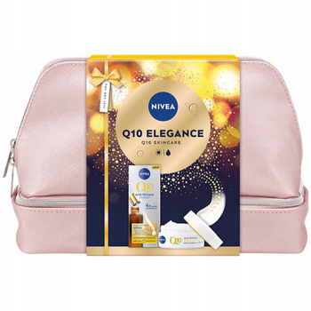Nivea Q10 Elegance Zestaw Prezentowy Kosmetyków Dla Kobiet Krem SPF15 Serum